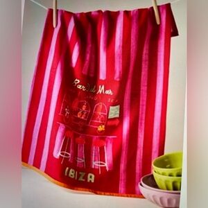 ❤️ ANTHROPOLOGIE IBIZIA DISH TEA TOWEL NEW